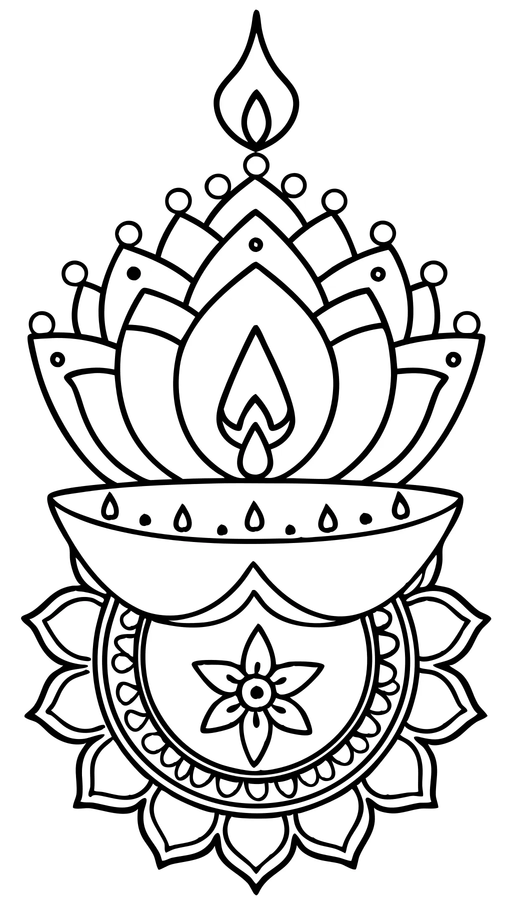 coloring pages diwali